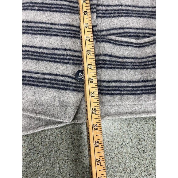 Horny Toad Women's Large Gray Boiled Wool Angora Nylon  Sweater Jacket - Picture 7 of 14